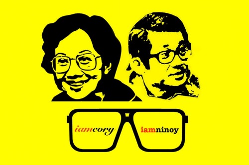 My sister asked me to make a Cory/Ninoy wallpaper for her laptop. This