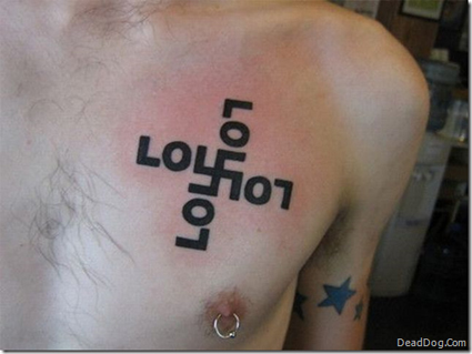 LOL Nazi - extreme tattoo - thanx @daxboy