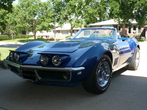 He has owned this 1968 Corvette since 1978 The Corvette has a 427 cubic