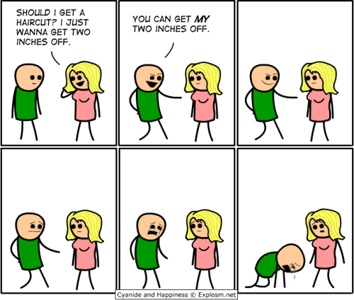 happiness and cyanide. Cyanide and Happiness often