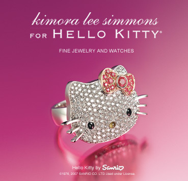 Hello Kitty Ring. Hello Kitty diamond ring!