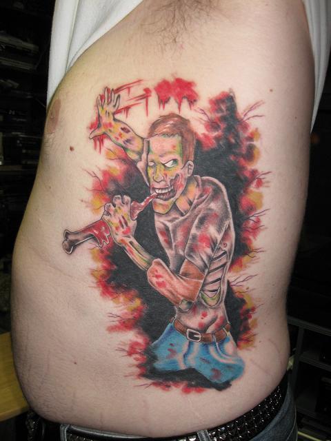 Phil Newman at New Skool Tattoos. Got this done in one sitting of 5 hours.