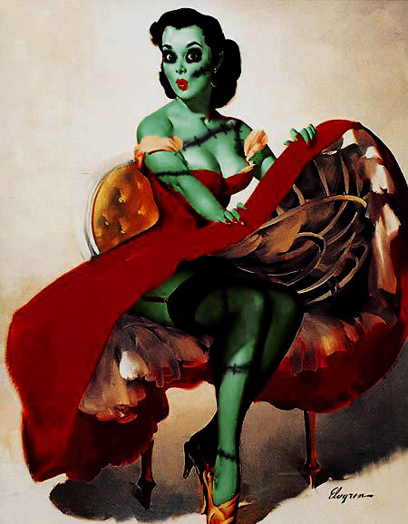 Zombie Pinup by Miss Hellcat