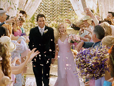 reese witherspoon pink wedding dress. her second wedding dress.