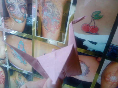 Crane #78 At the tattoo parlor, where a lot of things get tattooed on