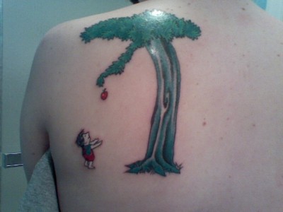 giving tree tattoo. The Giving Tree tattoo -