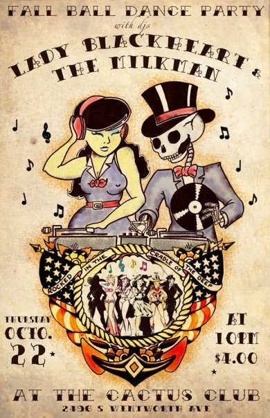 Hand Draw elements mixed with photoshopped Sailor Jerry Tattoo Flash