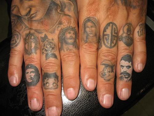 tattoos on fingers. Filed under Tattoos hands