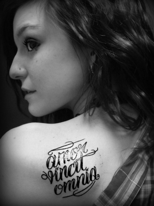 Love this tattoo and the font so pretty