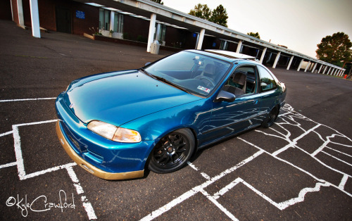 Stance Civic coupe with BYS KEVLAR lip