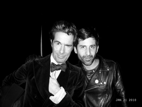 Vincent Darré and André Saraiva at André & Lionel’s apartment with Vitaminwater on rue Charlot, Paris. Photo Olivier Zahm