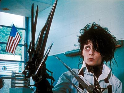 FUCK YEAH JOHNNY DEPP - show and tell in Edward Scissorhands, 1990