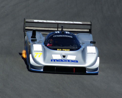 A Mazda RX-792P Driven by Patrick Dempsey at the 2009 Monterey Historic 