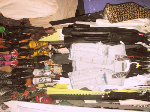 I need a new clothes rack but my rooms to damn small cant fit anything anywhere =/