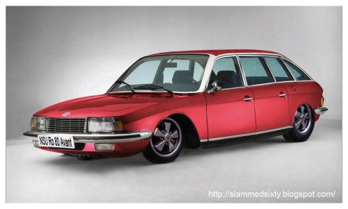 NSU Ro 80 Avant Reminds me of that slammed Volkswagen K70 we had some time