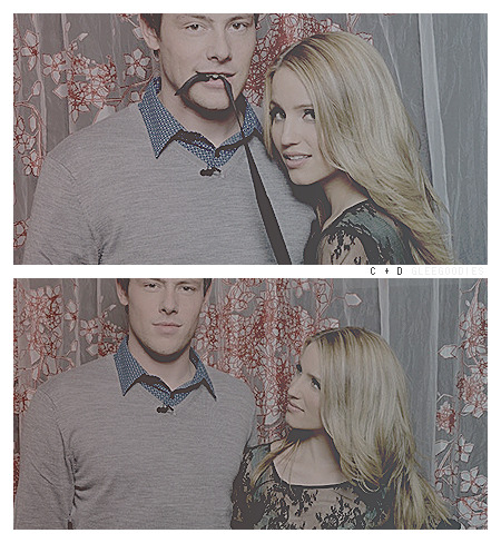 dianna agron and cory monteith photo shoot