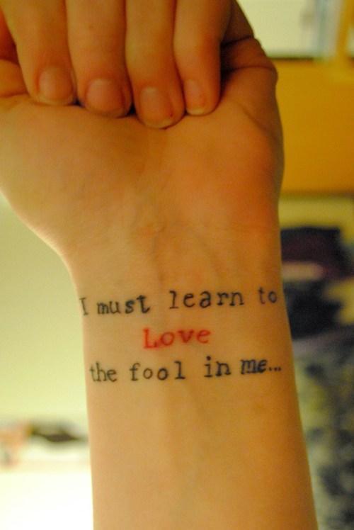 Submitted by Forgetmenotsandmarigolds This is my second tattoo and I got 