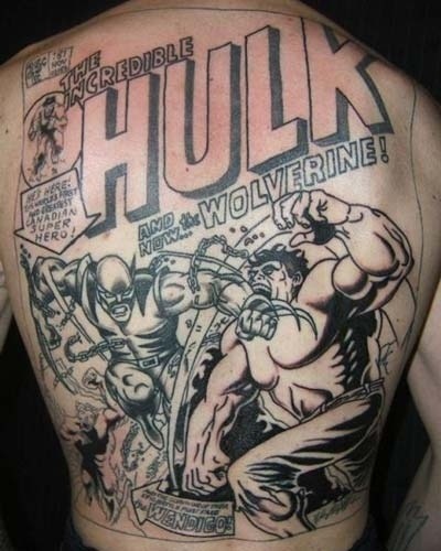 85 Superhero tattoos