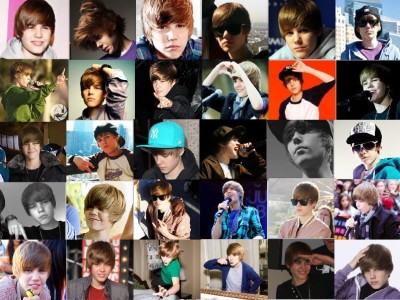 justin bieber collage pictures. this collage is out of control