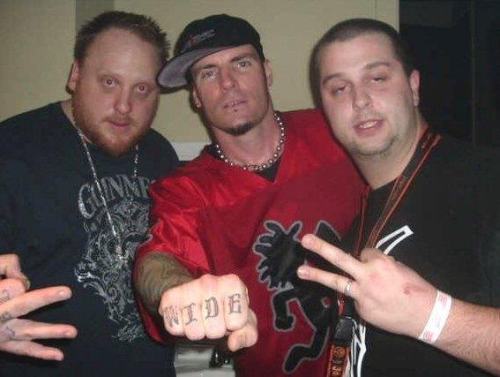 ICP without makeup, with Vanilla Ice: