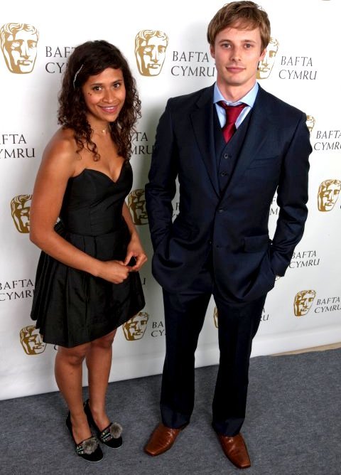 squintyoureyes Bradley and Angel being ridic pretty at the Welsh Baftas