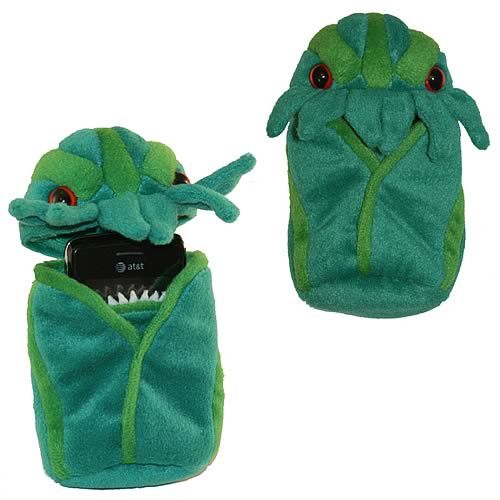 Buy This: “Cthulhu Plush Cell Phone Holder” from Entertainment Earth.
In his house at R’lyeh, dead Cthulhu waits dreaming of a better service provider.
[gws.]