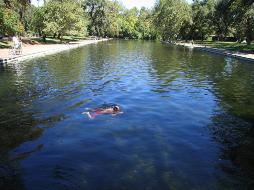 Bidwell Park Chico. One Mile pool, Bidwell Park,