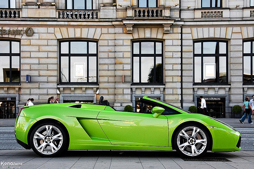 Green Power Starring Lamborghini Gallardo Spyder by Keno Zache 
