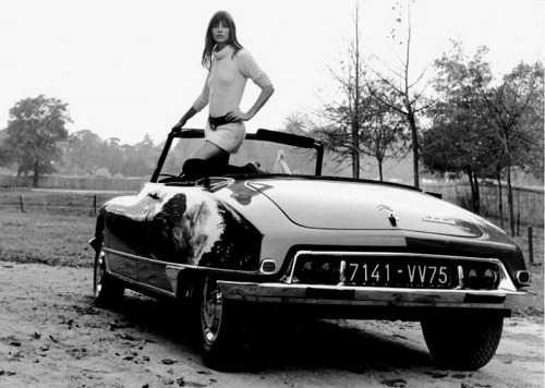 Jane Birkin Citroen DS Cabrio 1968