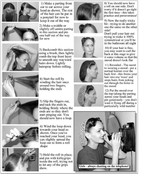victory rolls hairstyle. Make 1940s Victory Rolls