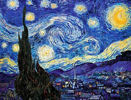 Starry starry night. Paint your palette blue and grey. Look out on a summers day, with eyes that know the darkness in my soul. -DON MCLEAN/VINCENT VAN GOGH