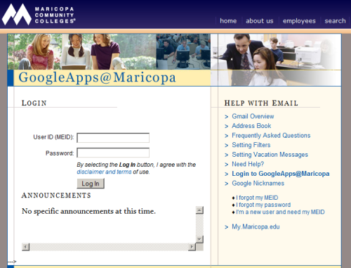 gmail sign up login. Sign up for your Maricopa