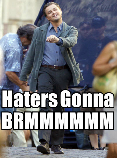 dicaprio haters gonna hate. haters gonna hate leo
