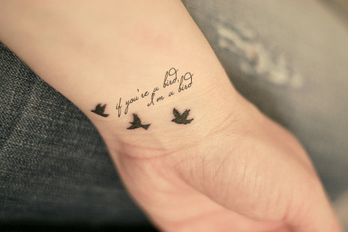 Tagged love birds the notebook notebook quote quotation words tattoo
