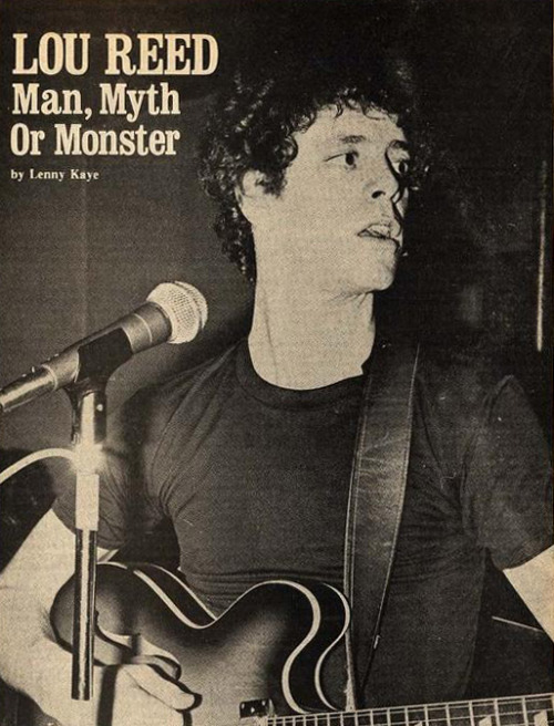 lou reed velvet underground. Lou Reed: Man, Mith or Monster