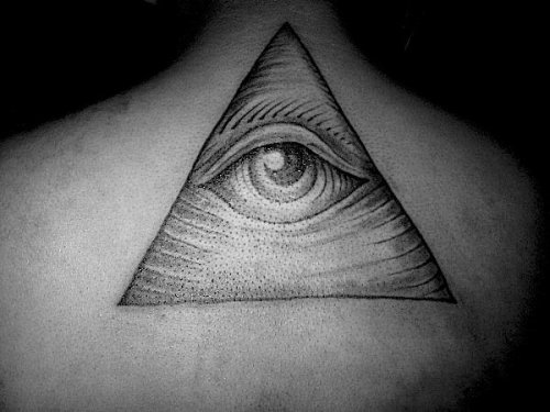 ILLUMINATI tattoo by me. client : Leo. ∞06:02 am, by nussschale