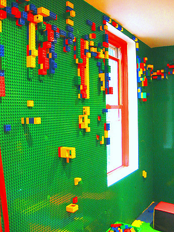 Lego Birthday Cake on Lego Wall Via Lego Express