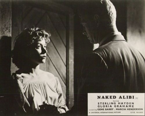 Gloria Grahame and Sterling Hayden in Naked Alibi 1954 via