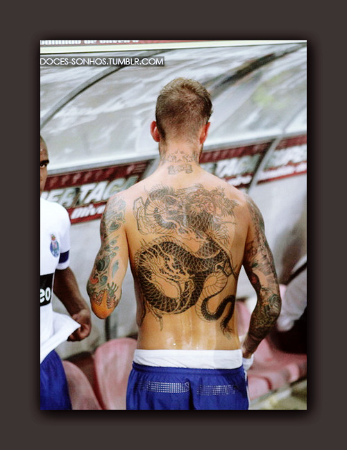 Raul Meireles' tattoos are NOT scary stuff Fucking love this one