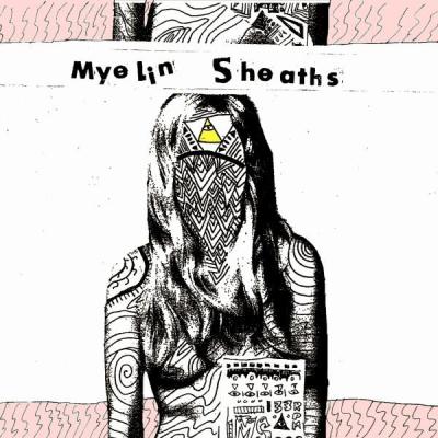 Cover art for Alberta punks Myelin Sheaths new record Get on Your Nerves is 