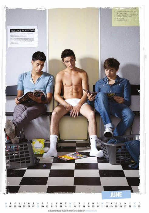 (via: kylasiobhan852)
JUNE: Siva, Tom, Nathan.
I love how Wednesday is highlighted for.. #wantedwednesday! :D