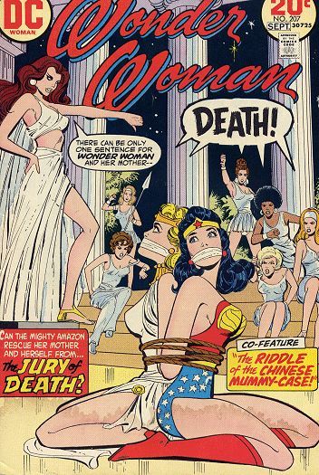 Wonder Woman's mom was a way hot blonde