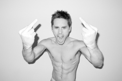 Jared flipping me off…