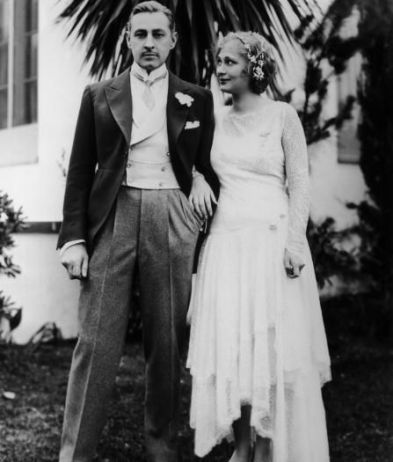 John Barrymore and Dolores Costello Wedding Day November 24th 1928