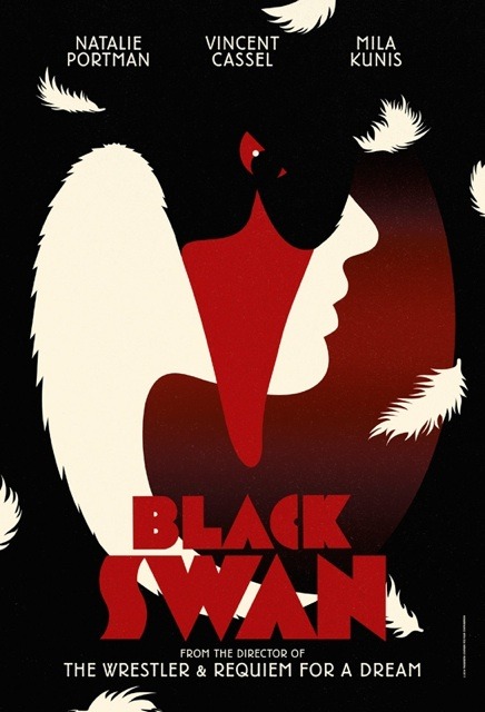 Obviously, nothing's going to top those Art Deco-inspired teaser designs. Another Black Swan poster… SWOON!