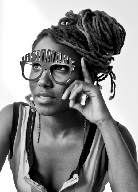 blackgirlphresh:gray37:VISUALIZZZZE state of mind!!!Chanel by DD « Delphinediallo’s world i need those glasses in my life.