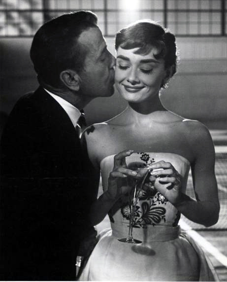 Humphrey Bogart and Audrey Hepburn in Sabrina 1954 16th November 2010
