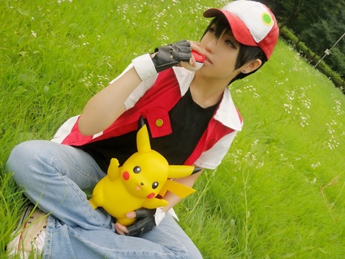 Tagged: Pokemon Red cosplay. Notes: 56