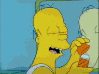 Image result for homer simpson shaves and it comes back gif