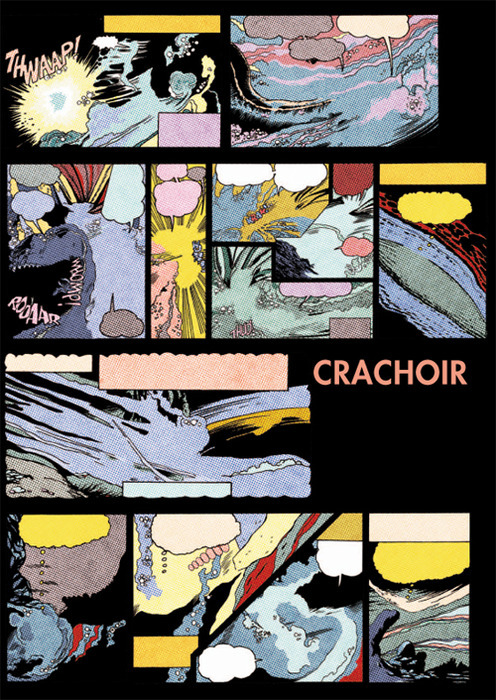 Lancement officiel du Crachoir #4 / Spécial strips 0% humour!
Official launch of the Spittoon #4 / Special Comic strips 0% humour!


Mercredi 10 novembre / Wednesday, November 10: 18:00 to 22:00
> Librairie/Bookstore Le Monte en l’air:
71 rue de Ménilmontant / 2 rue de la Mare, Paris XXe / Métro: Ménilmontant.


(Crachoir/Spittoon #4, 80 pages, 61 authors.  Available here. Author list here)
